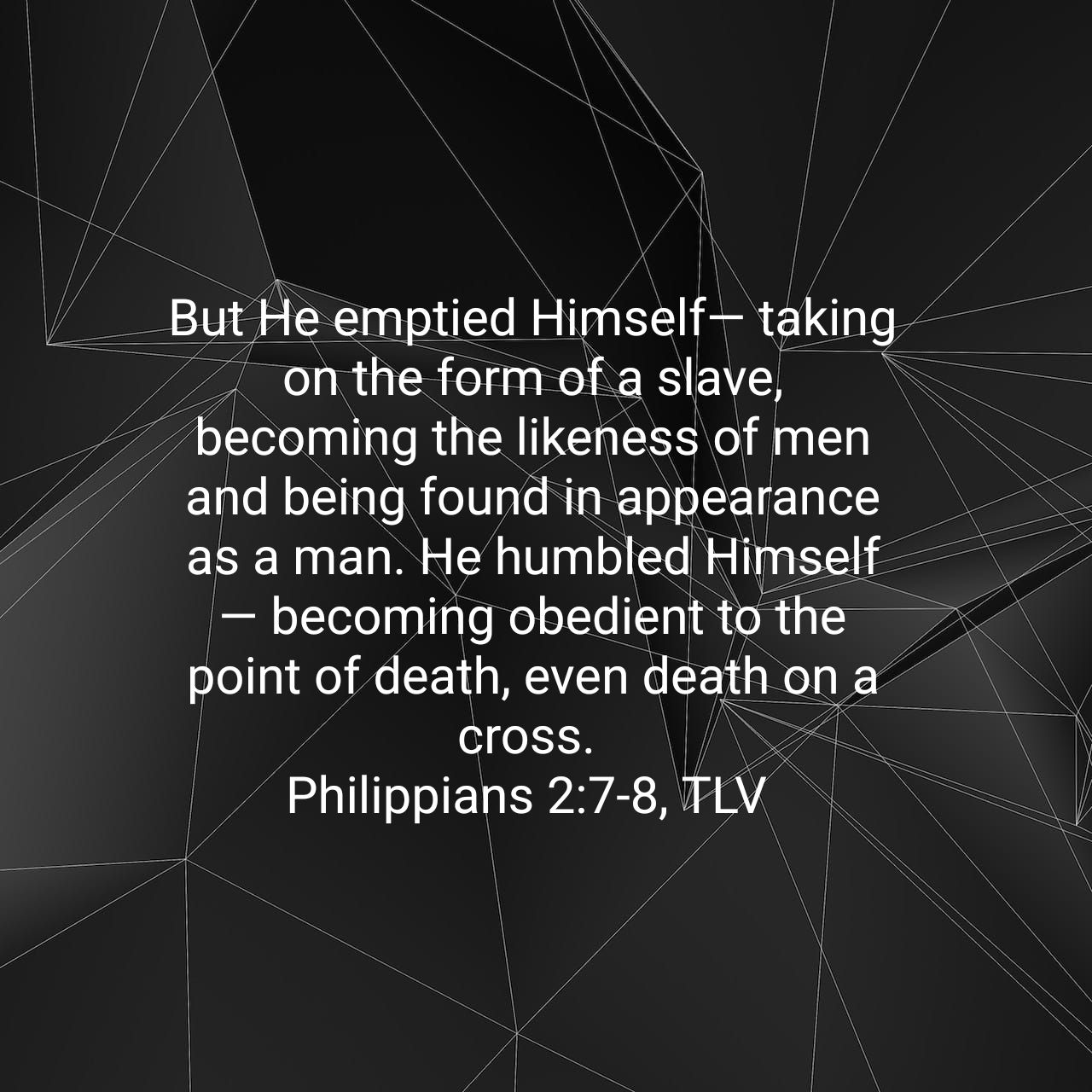 Daily Word: The Great Plan, Philippians 2:7-8 - Terri Gillespie