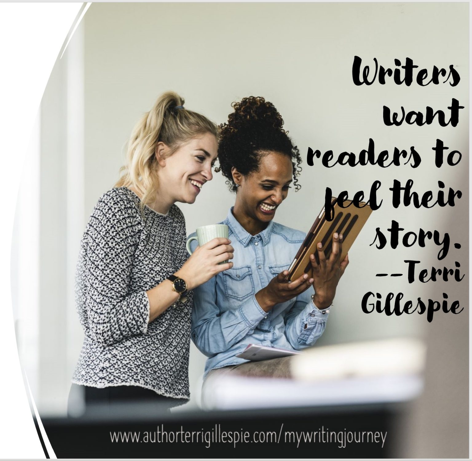 They Write My Writing Journey: Do Writers Cry When They Write? - Terri Gillespie